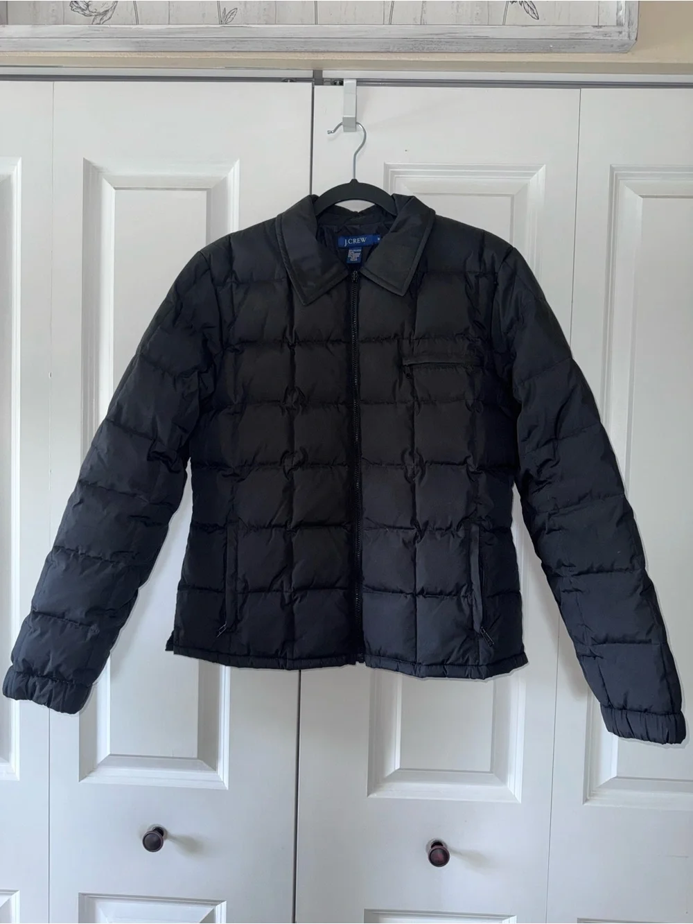 Vintage 90’s J. Crew Black Quilted Puffer Jacket